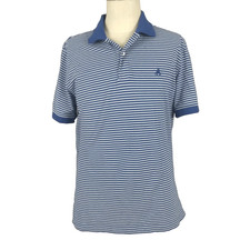 Brooks Brothers Polo Shirt Mens XL Slim Fit Striped Performance Golf Casual Top