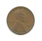 1927-S Lincoln Cent - Nice Fine Condition, Free Shipping