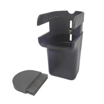Desktop Bin Small Trash Can Tube With Brush Bedroom Trash Can Garbage Can