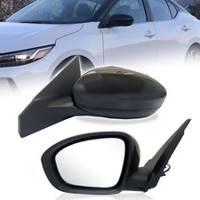 Driver Left Side Mirror Assembly Compatible with 2020-2024 Nissan Sentra Without