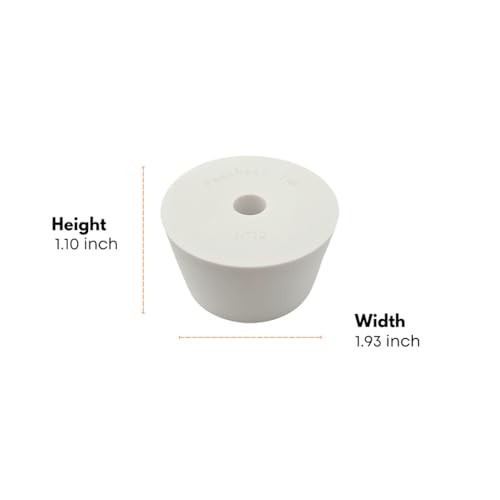 YOKIVE 50Pcs Silicone Rubber Stoppers, Tapered Plugs With High-Temperature Resistance | Protect Hole, Great For Lab Industry (Red, 1.5mm To 3.5mm