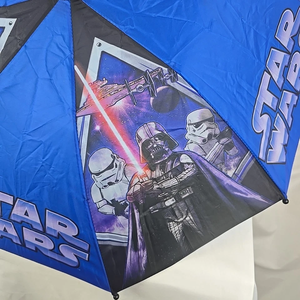 Guerra de las Galaxias Darth Vader Disney Lucas película Paraguas para niños Soldado de asalto azul Foto 2 de 4