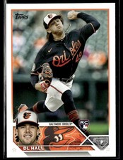 2023 Topps #547 DL Hall RC Baseball Card 1103U