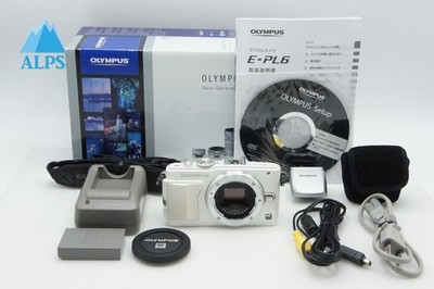 Olympus PEN Lite E-PL6 White Body 16MP MFT Mirrorless 5-Axis IS Wi-Fi Japan