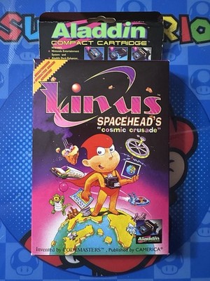 Linus Spacehead's Cosmic Crusade (Nintendo NES, Aladdin Cartridge, 1993) - NEW