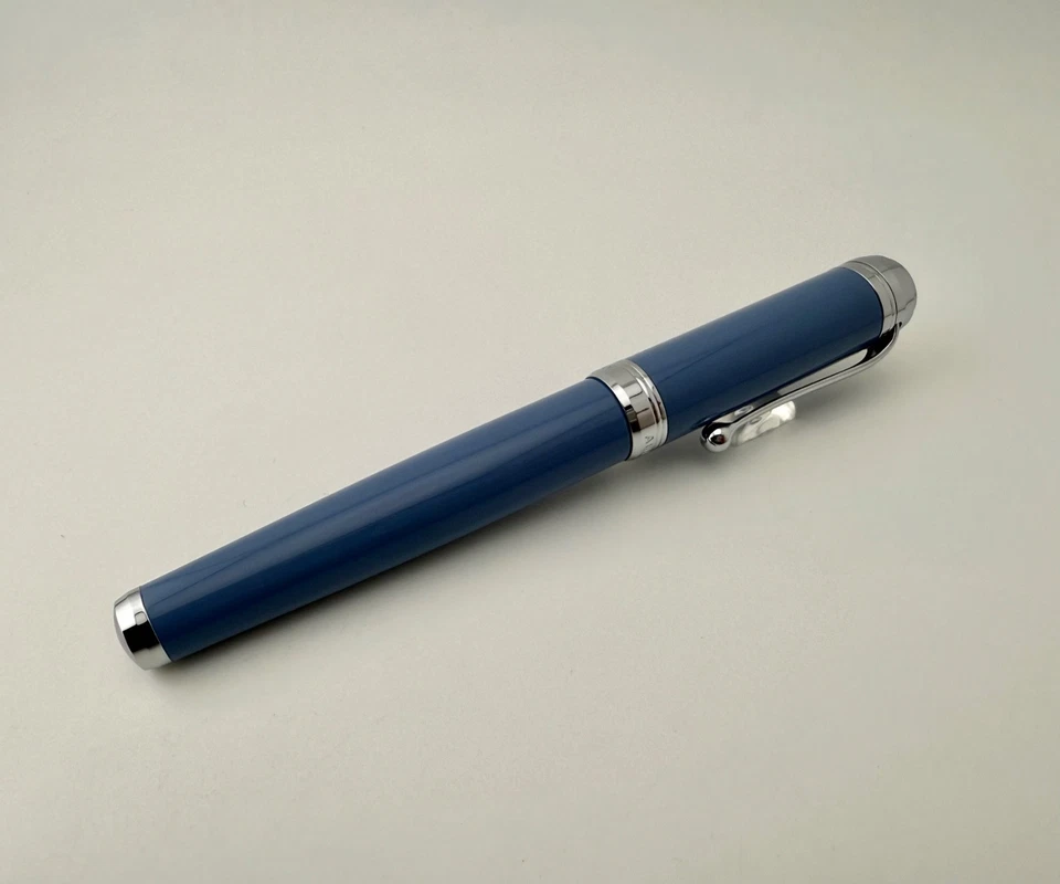 Aurora Talentum Celestial Blue Chrome Rollerball Pen - Image 3 of 4