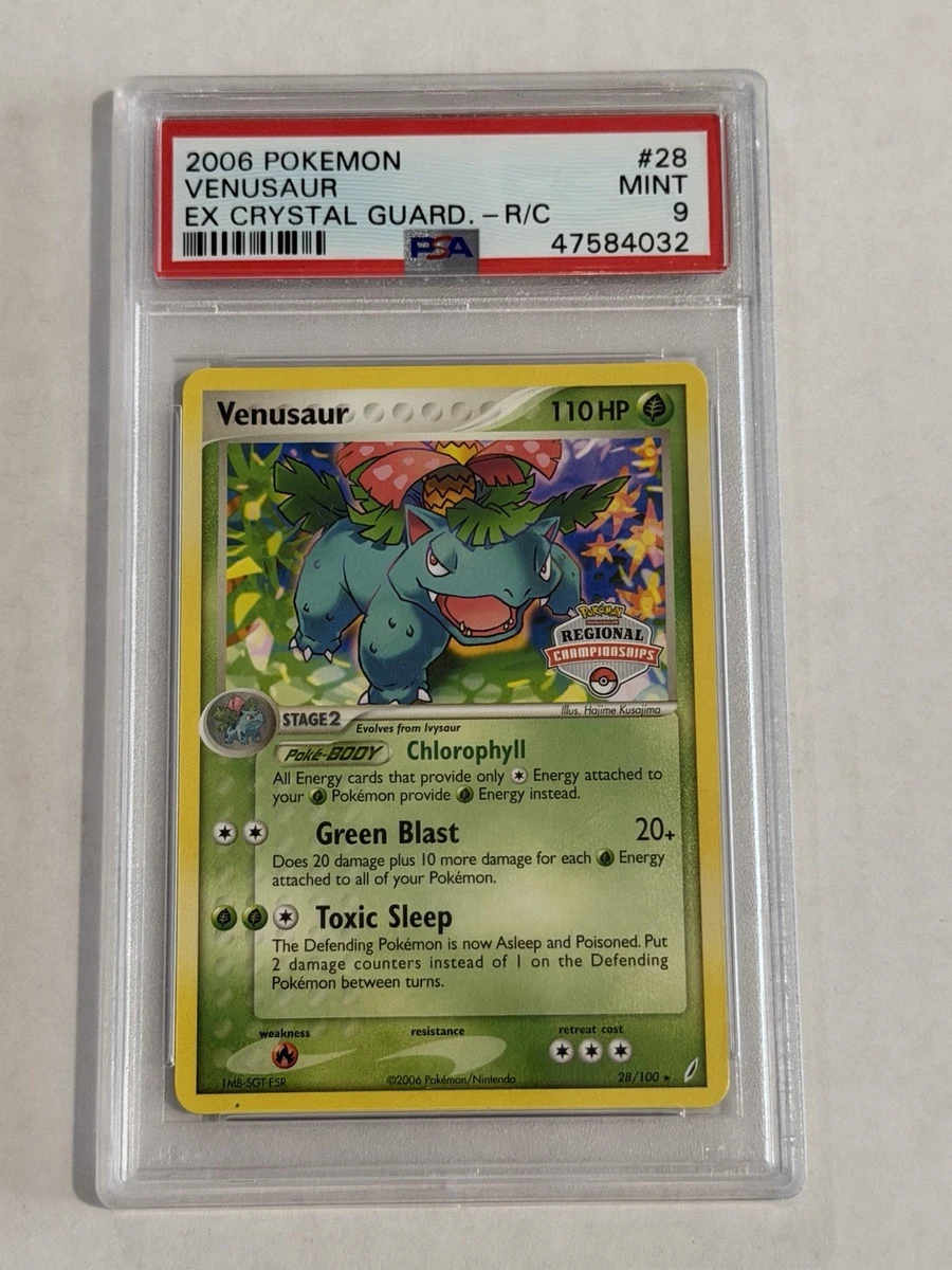 Venusaur Pokémon TCG EX Crystal Guardians Individual Collectible