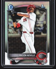 2025 Bowman Draft #BDC-109 Mason Neville Chrome Refractor