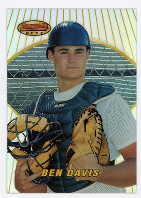 1996 Bowman's Best Ben Davis Refractor #102 Padres