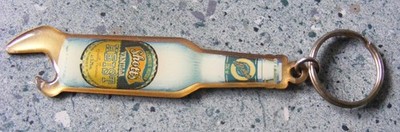 VINTAGE PIONEER BRAUEREI SHOTT'S VANILLE RAUB FLASCHENÖFFNER SCHLÜSSELANHÄNGER
