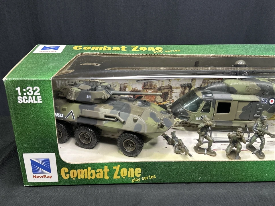 NewRay Combat Zone Play Series 1999 conjunto militar n.º 61005 escala 1:32 Foto 2 de 4