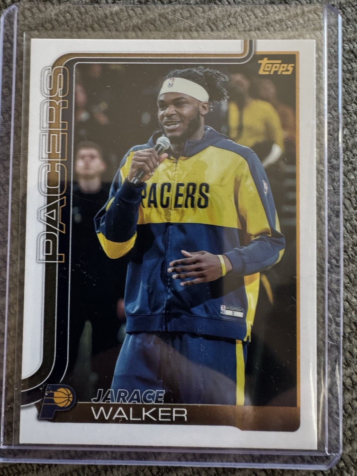 Jarace Walker 2025-26 Topps Basketball #50 Golden Mirror SSP Pacers NBA