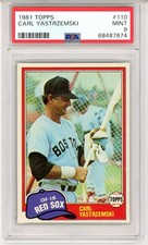 1981 Topps #110 Carl Yastrzemski PSA 9 MINT (KE)