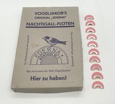 10 St&uuml;ck Original EDERNA  Vogelstimmen / Vogelpfeife / mit Anleitung ,,NEU,,