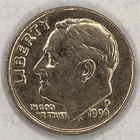 1996-P Roosevelt Dime 10¢ Coin Filled Mint Mark