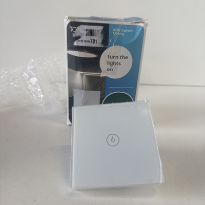 TCP 1-Gang 1-Wege Smart Lichtschalter weiß - WWSSINWUK -