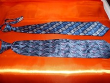 2 PACK SELF TIED TIES SALE Blue Gray Silver Purple Dress Clothing Ties ❃ FreshSp