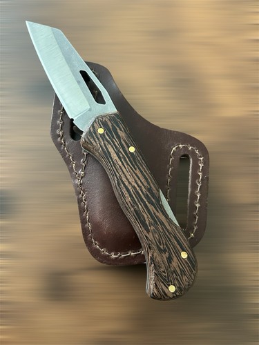 EDC N690 Edelstahl,Spyderco,Tanto,Taschenmesser, Handgefertigtes Klappmesser - Bild 2 von 5