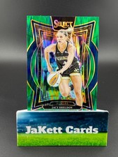 2025 Panini Select WNBA - Jacy Sheldon #73 Green Flash Prizm Washington Mystics