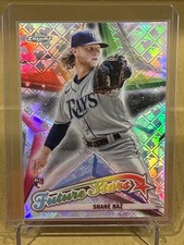 SHANE BAZ - Future Stars 2022 Topps Chrome Logofractor Edition RC #FS-16
