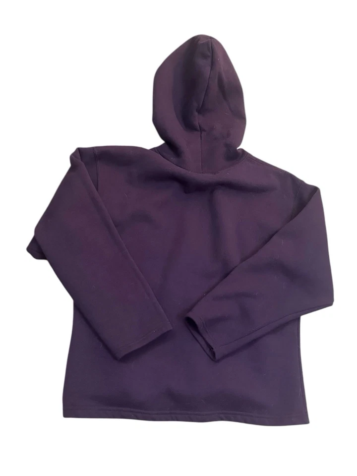 Chaqueta púrpura con capucha y cremallera vintage Russell Athletic para mujer talla mediana Foto 3 de 4