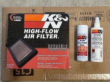 K&N Engineering 33-2430 Acura TSX 2.4l High Flow Engine Air Filter Cleaner Oil