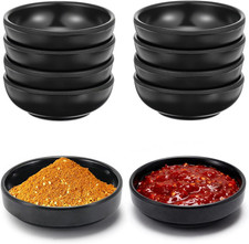 10 Pezzi Ciotoline per Aperitivo, 8.7 X 2.5 Cm Ciotole per Salsa, Ciotole per Sa