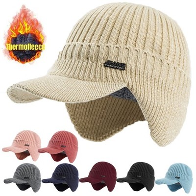 Warme Schirmmütze Earflap Kappe Hut Winter Baseball Cap mit Ohrenschutz..