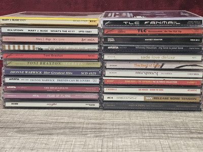 90's Female R&B CD Lot (22) SWV En Vogue TLC Mary J Blige SADE Whitney Houston 