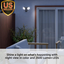 Wired Floodlight Camera - Smart Security Camera, 2600 Lumens, HD Live View, E...