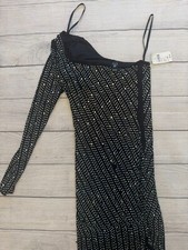 Windsor Evening Dress Juniors/Womens XS NWT Rhinestone Asymmetrical Sexy Gown