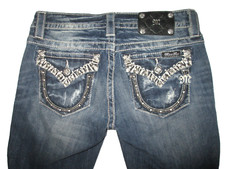 Miss Me Relaxed Boot Jeans Tag Size 25 - Measures 29 x 31