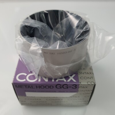 新品純正 CONTAX  コンタックス メタルフード GG-3 GG3 90mm CONTAX GG-3 GG3 METAL LENS HOOD FOR G 90mm LENS | eBay