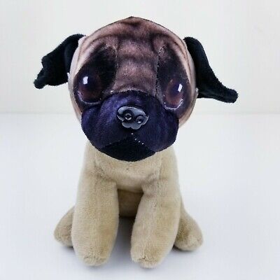 Pug Realistic Puppy Dog Dandee Brown Real Stuffed Breed Plush 7