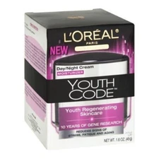 L'Oreal Paris Youth Code Regenerating Day Night Cream Moisturizer -RARE, NO UPC!