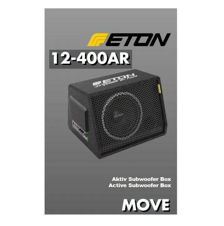 ETON Move M12-400AR 30 cm Subwooferbox aktiv mit integriertem Verstärker 200 W - Bild 3 von 4