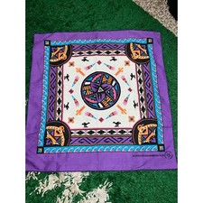 Vintage South Western Native American Design Art Artwork Bandana Hankerchief