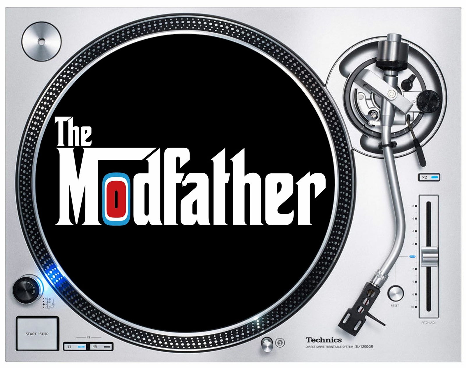 Modfather Mod Target DJ Slipmat - The Who Paul Weller Jam Scooter Vinyl