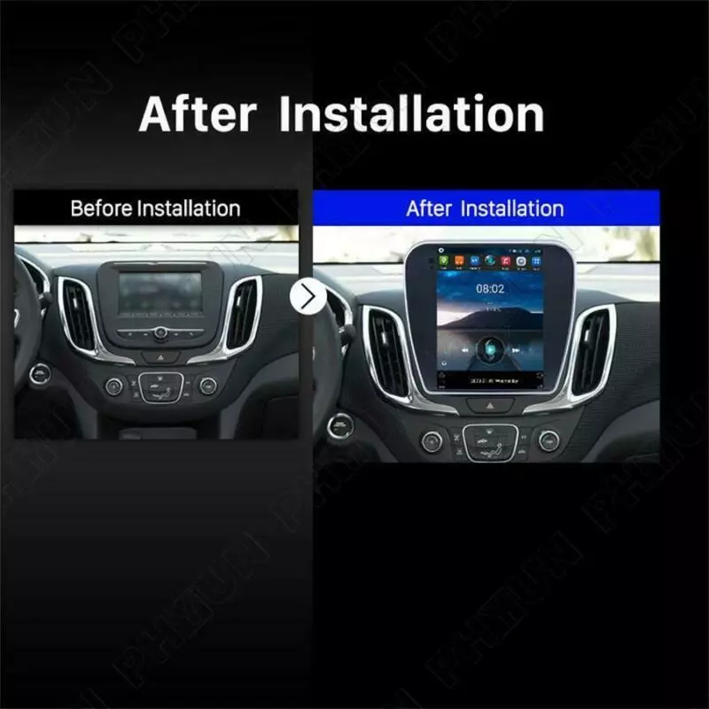 For 2017 Chevy Equinox Android 10.0 Stereo Radio Player GPS Navi Wifi 2 32G 9.7