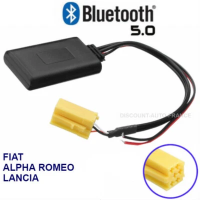 Bluetooth MP3 AUX pour FIAT 500 PANDA PUNTO STILLO BRAVO DUCATO CROMA