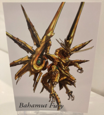 Final Fantasy VII 7 Anniversary Art Museum Card Bahamut Fury 1-061