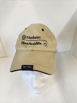 Trucker/baseball Cap Hook&loop Mannheim Nashville Some Stain Inside And Outside