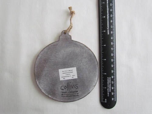 Reindeer ANGEL snowflake carved whitewash Christmas Ornament Primitive style 3pc - Picture 4 of 6