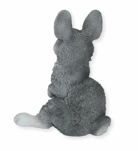 Deco Figura Conejo Gris Colección Castagna De Resin/Piedra Artificial H 22 CM - Imagen 4 de 5