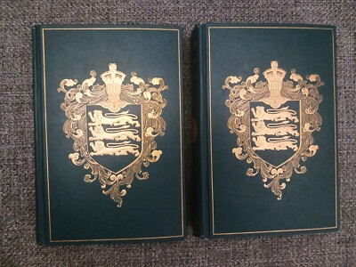 England, Picturesque & Descriptive. Cook. 1900. Includes Fold-Out Railway Map.