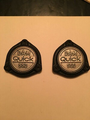 DAM Quick 550 Reel part #100-569 Side Plate Cover (2)  - NEW - See Photos