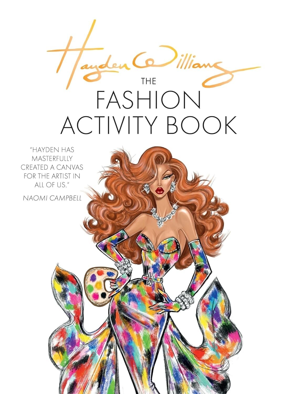 Hayden Williams The Fashion Activity Book NEW Advanced Colouring