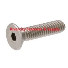 (25) 10-24x1 Flat Head Allen Socket head cap screws stainless 10/24x1 10x24x1