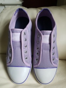 lilac canvas shoes