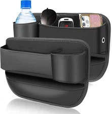 2x Car Van Seat Gap Catcher Filler Storage Box Pocket Organizer Holder Decorate